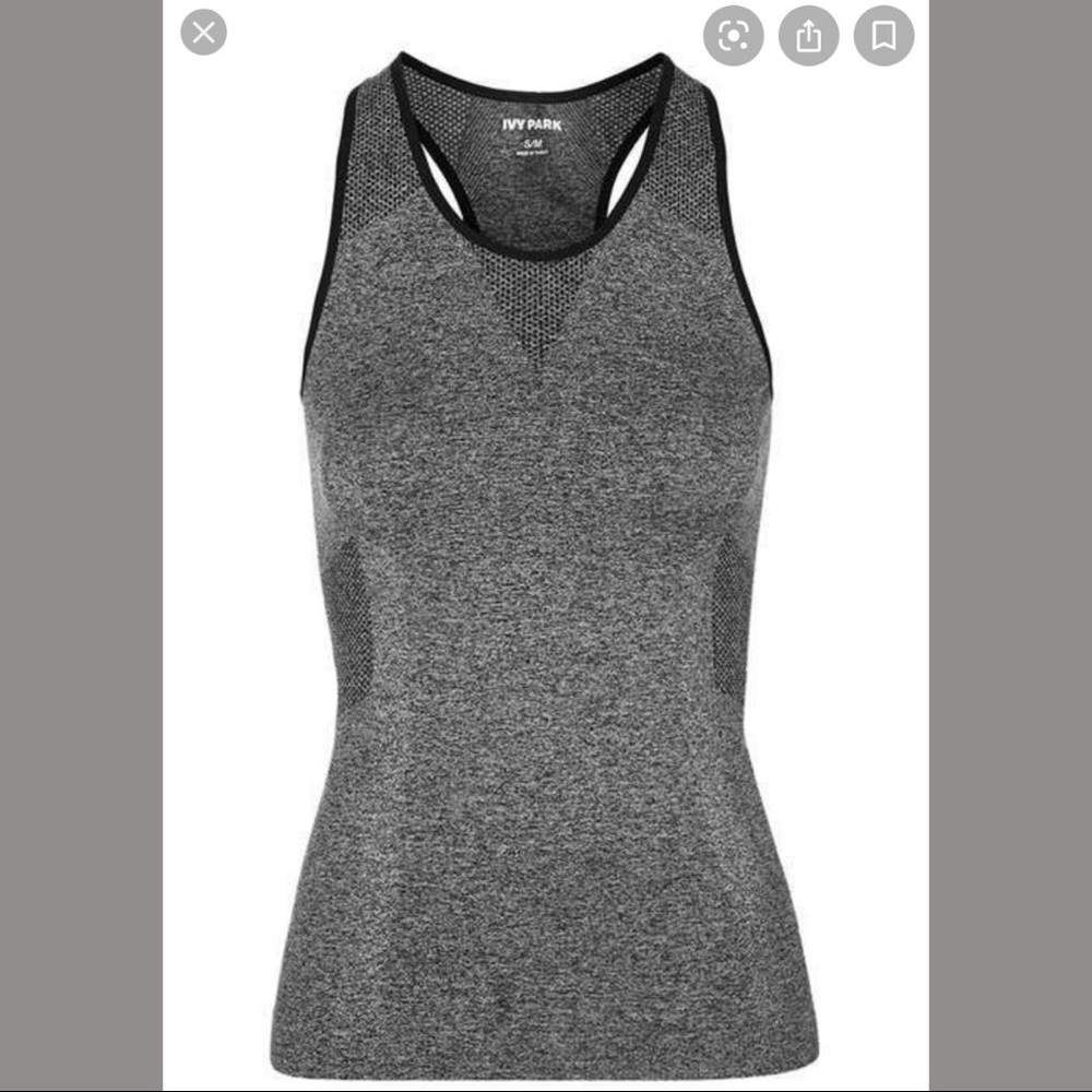 Ivy Park Seamless Racer Vest (grey)